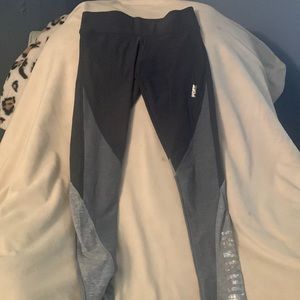Pink by Victoria Secret gray yoga leggings